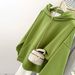 Real Shot Of Thickened Silver Fox Fleece Hooded Long-sleeve Sweatshirt For Women, New Autumn And Winter Korean Style,_ecoleips.com