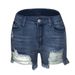Women’s Clothing The New Popular Stretchy Ripped Tassel Women's Denim Shorts Popular Wish Super Hot_ecoleips.com