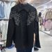 Women's European Style Long Sleeved Shirt Heavy Embroidered Beaded Turn down Collar Trendy Versatile Top for Spring Autumn_ecoleips.com