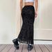 European American Cross-border 2026 Spring New Style Dark Green Floral Half-length Fishtail Skirt, Casual And Versatile,_ecoleips.com