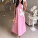 Women's Clothing Summer New Women's Wear Fashion Simple And Versatile Classic Style Positioning Flower Women's Dress_ecoleips.com