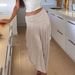2025 New Spring Summer Casual Women's Pleated Side Slit Irregular Hem Skirt_ecoleips.com
