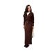 Women's Long Sleeve Zipper Cardigan Bodycon Skirt Autumn New Style European American Cross Border Waist Cinching Knit Pant Sets_ecoleips.com