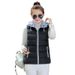 Colorblock Hooded Puffer Vest For Women – Lightweight Quilted Reversible Gilet In Candy Colors_ecoleips.com