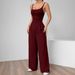 G25J090-2026 Summer New Style Cross-Strap Backless Jumpsuit With A Relaxed Wide-Leg Design And Draped Effect_ecoleips.com