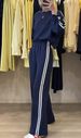 Women's Clothing Women's Stylish Side Stripe Casual Two-Piece Set With Pockets - Autumn Fashion Outfit In Black, Red, Navy, Beige (S-XXL)_ecoleips.com