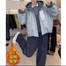 girl Hooded Short Cotton Jacket For Women, Autumn And Winter New Korean Style Loose Slimming Top, Casual Embroidered Padded_ecoleips.com