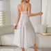 K Sexy Lingerie Nightclub Sexy V-neck Backless Sleeveless Camisole Dress_ecoleips.com