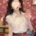 Women's Short-sleeve Shirt With A High-end, Light-luxury, Youthful And Stylish Look, 2025 European Hot-selling Blouse,_ecoleips.com