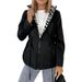 Women’s Waterproof Trench Coat – Slim Fit Windproof Hooded Jacket (Breathable Polyester, All-Season Commuter Coat)_ecoleips.com