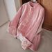 Dopamine Dressing Velvet Mandarin Jacket – Vintage Style Stand Collar Blouse With Frog Buttons_ecoleips.com