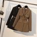 Plus Size Women's Longline Blazer Jacket | Trendy Fall Winter Oversized Slimming Office Coat With Pockets_ecoleips.com