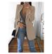 2024 New European American Fashion Casual Suit With Turn-down Collar, Slim Fit Cardigan, Elegant Women's Blazer_ecoleips.com