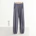 Loose Modal Sleepwear Pants For Women Summer Large Size Casual Solid Color Homewear Thin Anti Mosquito Air Conditioning Pants_ecoleips.com
