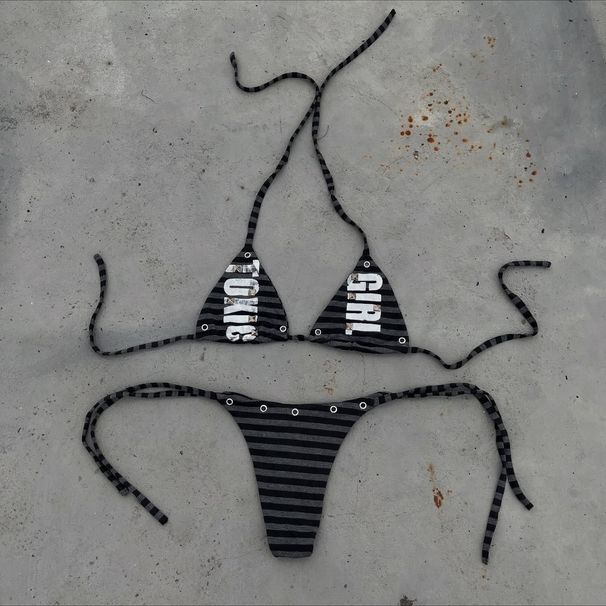Women's Sexy Beach Volleyball Apparel Bikini Street Outfit Y2K Summer Cross Border Wholesale European And American Style Swimwear_ecoleips.com