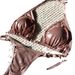 Women's Clothing New Sexy Shiny Pearl T String Bikini Swimsuit Bikini_ecoleips.com