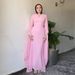 Muslim Dress Women Elegant Double-Layer Muslim Dress With Waist Cinching – Modest & Stylish Dubai-Inspired Abaya_ecoleips.com