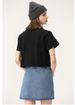 Summer 210g Korean Version Of The Open Button Short-sleeved Women's Model With Pure Cotton T-shirt Ins Tide Brand T-shirt Wholesale Spot Short_ecoleips.com