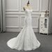 2026 New Style Wedding Dress: Strapless, Slimming, Mermaid Tail, Sweet Lace, French Light Luxury Bridal Gown For Spring_ecoleips.com