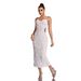 European And American Women's New High End Suspender V Neck Slim Hollow Sequin Beads Banquet Evening Dress_ecoleips.com