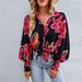 Aria Basics Aria Basics New European And American Women's Fashion Printed Long-sleeve Versatile Shirt_ecoleips.com