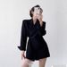Women's Clothing Women's Suit Jacket Waist Cinching Design Youthful Draped Mid Length Elegant Mature Style_ecoleips.com