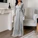 DiYun European And American Elegant Style Versatile Long-Sleeve Long Dress Women's Clothing 2025 Autumn/Winter_ecoleips.com