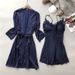 Aria Basics European And American Hot-Selling Sexy Lingerie Strap La Nightdress Women's Homewear Two-Pie Set Wholesale From_ecoleips.com