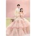 Photo Studio Photography Theme High-End New Outdoor Portrait Street Shoot Puffy Skirt Colorful Tulle Elegant Banquet_ecoleips.com