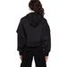 Women's Loose Solid Color Backless Hollow Mesh Patchwork Hoodie Sweatshirt Style Fashion New_ecoleips.com