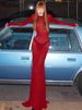 Hugcitar Mesh Black Long Sleeve Backless See Through Sheer Sexy Slim Bodycon Maxi Dress 2023 Summer Women Beach Nightclub Outfit_ecoleips.com