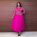Women's Clothing New Hot Stamping Lapel Tie Fashion Large Size Women's Skirt Slim_ecoleips.com