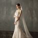 Women's Clothing bride church wedding veil new style hand sewn hair comb pearl long tail soft yarn_ecoleips.com