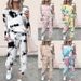 Women's Clothing autumn and winter printed casual long sleeved women's sports suit_ecoleips.com