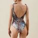 Retro One Piece Swimsuit Export Sexy Print Mesh Long Pants Suitable For Spring/Summer/Autumn_ecoleips.com