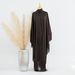 Elegant Turkish Batwing Sleeve Fringe Maxi Dress - Flowy Bohemian Long Dress With Tassels For Women_ecoleips.com