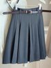 K Academic-style Pleated Midi Skirt For Women, New High-waisted Slimming Versatile Office Skirt With Belly Coverage. No Belt_ecoleips.com