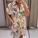 Cross-border Wholesale Of New Spring Women's Clothing In European And American Style, Collared Floral Print_ecoleips.com