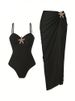 Women's Slimming One Piece Swimsuit Fashionable Conservative Design Regular Fit Vacation Style Sexy Simple_ecoleips.com
