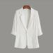 Women's Clothing Spring And Summer New British Style Casual Fashion Cotton And Linen Small Suit Large Size Jacket_ecoleips.com