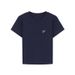 Bow Embroidered Short-sleeved T-shirt Summer New Slim-fitting Front Shoulder Sweet And Spicy Round Neck Bottoming Top_ecoleips.com