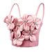 Women's Clothing White Three Dimensional Flower Sexy Bra Fishbone Bra With Coasters High End Outer Wear Body Shaping Camisole_ecoleips.com
