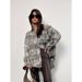 Cotton Mid-Length Niche Design Plaid Long Sleeve Shirt Fashion Shirt Women's Clothing Wholesale_ecoleips.com