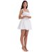 2025 Summer New American Style Women's Solid Color Elegant Backless Sexy Waist-Cinching Slim Off-Shoulder Dress_ecoleips.com