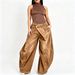 BN367 Wide Leg Jeans for Women Fashion Cross Border E-commerce European American Style Washed Distressed Patch Pocket Hot Selling_ecoleips.com