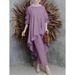 Middle East Muslim Casual Long Pants With Lace Sleeves And Short Tailcoat Daily Women's Set_ecoleips.com