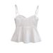 Women's Clothing Strapless Top American Style Thin Summer Fashion Trendy Clothing Hommade Feel Regular Fit Polyester_ecoleips.com