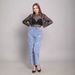 Women's Clothing Women's Clothing High Waist Rhinestone Stitching Jeans Wide Leg Pants Straight Long Casual Jeans Women_ecoleips.com
