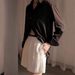 Suitable For All Seasons Old Money Style Cotton Bermuda High Waist Thin Linen A-Line Straight Wide Leg Suit Shorts For Women Summer_ecoleips.com