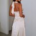 European And American Style Women's Deep V Neck Tie Back Long Dress Irregular Hem Super Flattering for Petite Spring Summer 2026_ecoleips.com